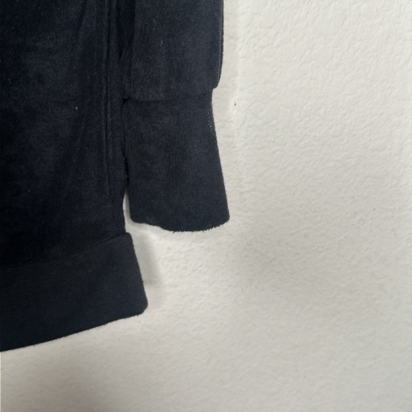 NWOT Danielle Bernstein WeWoreWhat Towel Terry Knit Romper Black Sz XS Oversized - Picture 6 of 9